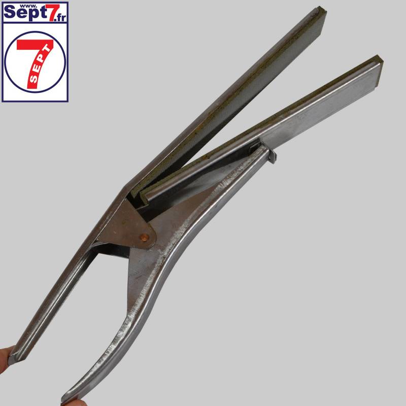 Pince fente droite INOX 190 x 30 mm › Sept7
