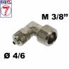 Raccord tuyau angulaire M3/8" x 4/6 › Sept7