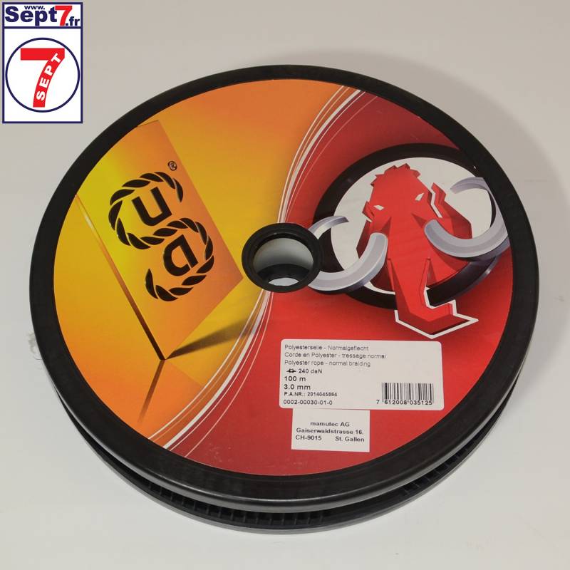 Corde - Polyester - 16 Fuseaux - bobine de 100m › Sept7