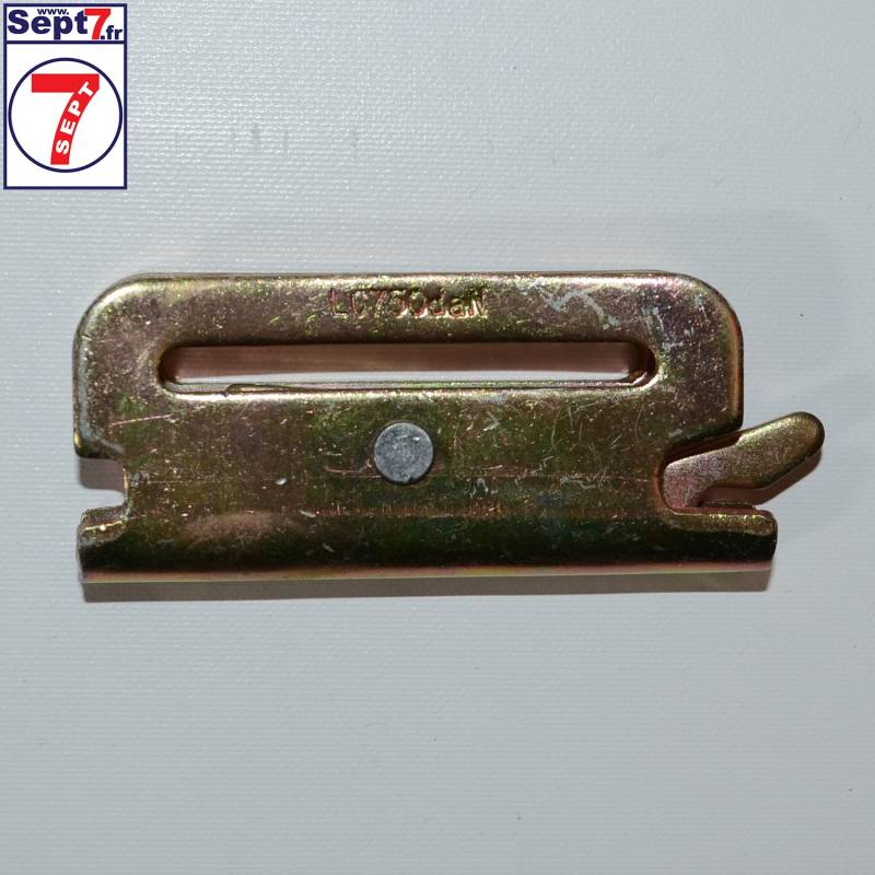attache à poussoir passant pour sangle sur rail cargo universel standard › Sept7