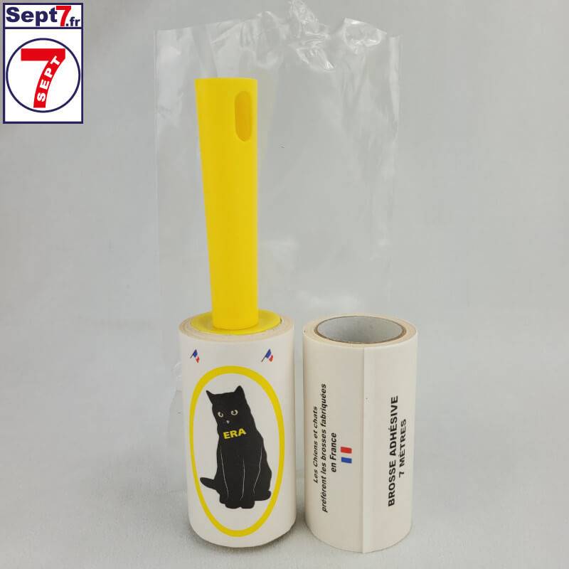 ERA Brosse adhésives vêtements : Manche plastique +  2 recharges 7m › Sept7