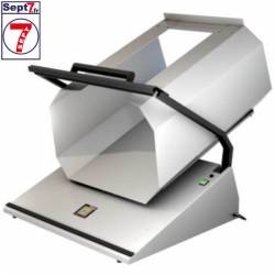 Emballeuse de comptoir ORA E92 650 mm avec goulotte G600 pour emballage du linge