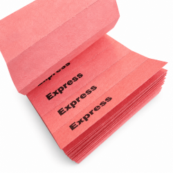 Papier de marquage rouge EXPRESS pour blanchisserie