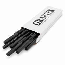 Stylo de marquage noir pour pressing et blanchisserie